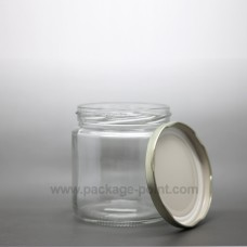 270 ml Glass Jar with golden metal cap